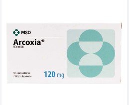 ARCOXIA 120 MG - ETORICOXIB CAJA X 7 TAB