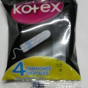TAMPONES KOTEX EVO.MEDIO * PAQ X 4 UNID