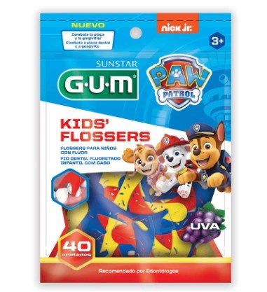 KIDS FLOSSERS GUM PAW PATROL 40 UND