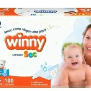 PAÑAL WINNY SEC ETP 3 + TOA X 20 ALOE PAQ X 100