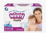 PAÑAL WINNY SEC ETP 4 PAQ X 100 UND