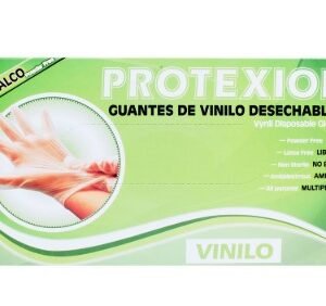 GUANTE EXAMEN VINILO PROTEX T.M CAJA X 100