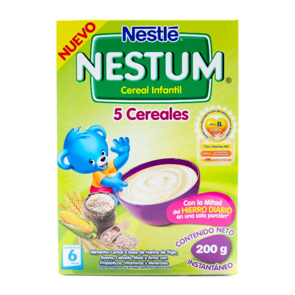 NESTUM 5 CEREALES + 7 MESES CAJA X 200 GR