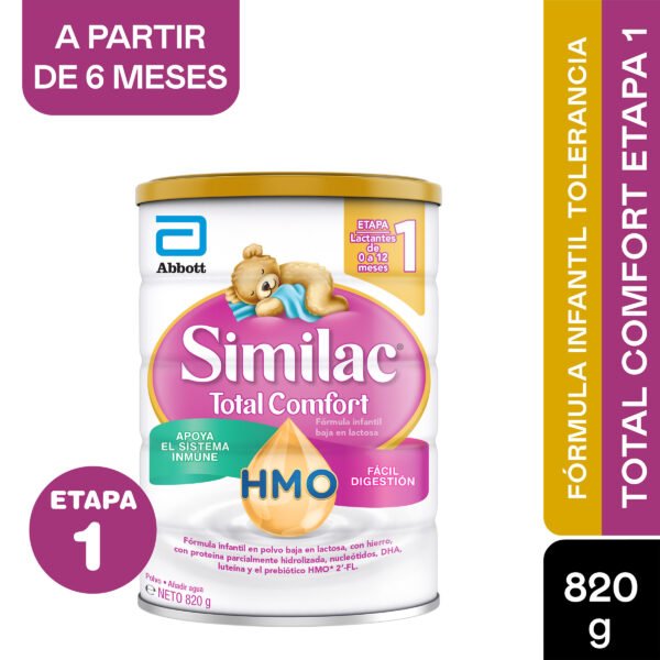 SIMILAC TOTAL COMFORT 1 DE 0 A 12 MESES LATA X 820 GR