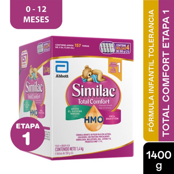 SIMILAC TOTAL COMFORT 1 DE 0 A 12 MESES CAJA X 1400G
