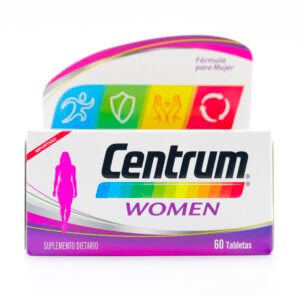 CENTRUM WOMEN - VITAMINAS Y MINERALES FCO X 60 TBS