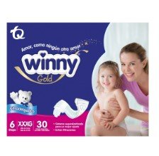 PAÑAL WINNY ULTRATRIM GOLD ETP 6 PAQ X 30