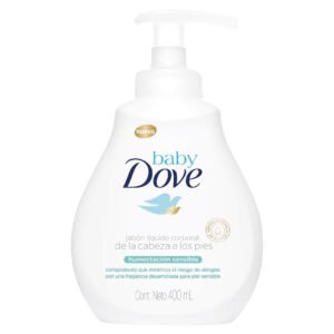 JABON DOVE BABY LIQUIDO HUMECTA SENSIBLE FCO X 400 ML