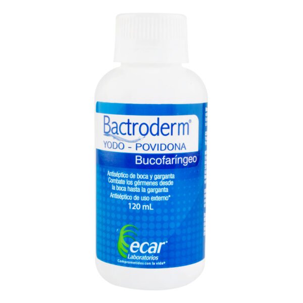 BACTRODERM BUCOFARINGEO- YODOPOVIDONA FCO X 120 ML