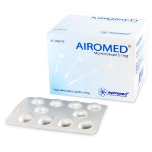 00444 AIROMED 5 MG - TABLETA MASTICABLE CAJA X 90