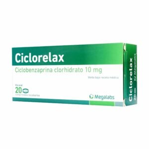 CICLORELAX  10 MG COMPRIMIDOS CICLOBENZAPRINA CAJA X 20 UNDS