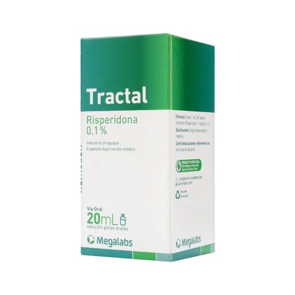 TRACTAL GOTAS - RISPERIDONA FCO X 20 ML