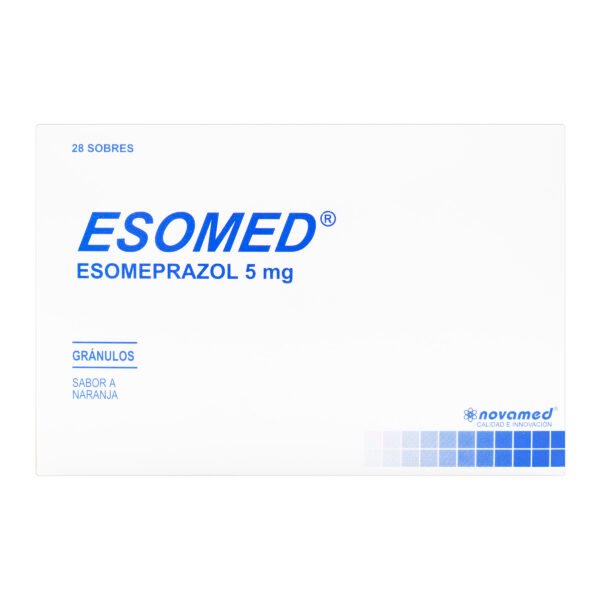 ESOMED 5 MG SOBRE CAJA  CAJ X 28 UN