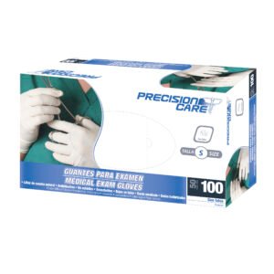 GUANTES EXAMEN PRECISION CARE TALLA S CAJA X 100 UNDS