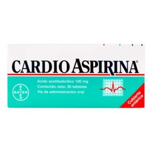 03129 CARDIO ASPIRINA 100MG CAJA X 30 TBS