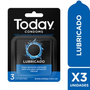 03430 PRESERVATIVO TODAY LUBRICADO PAQ X 3 UNDS