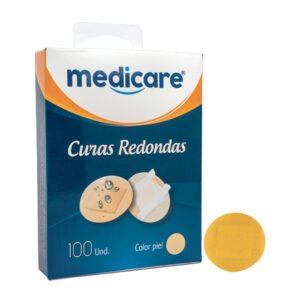 03537 CURAS REDONDAS MEDICARE PIEL CAJA X100UNDS