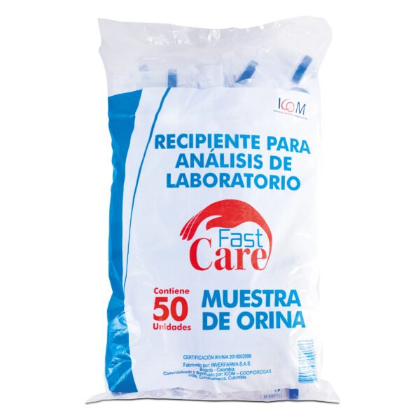 RECOLECTOR DE ORINA FAST CARE * UNIDAD