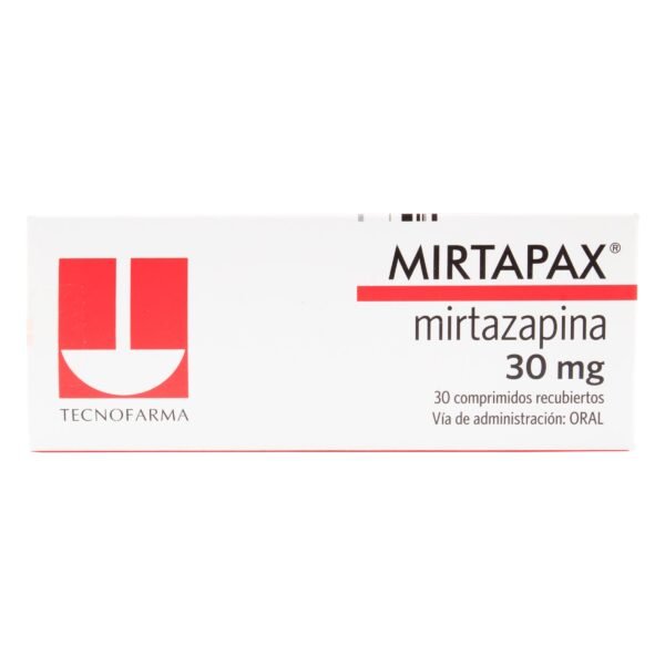 MIRTAPAX 30MG - MIRTAZAPINA CAJA X 30 COMPR