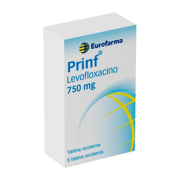 PRINF LEVOFLOXACINO 750 MG