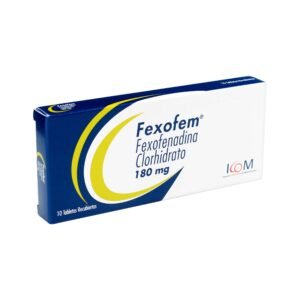 FEXOFEM 180 MG CAJA X 10 TBS
