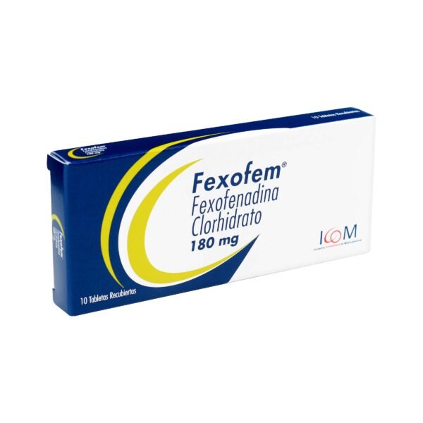 FEXOFEM 180 MG CAJA X 10 TBS
