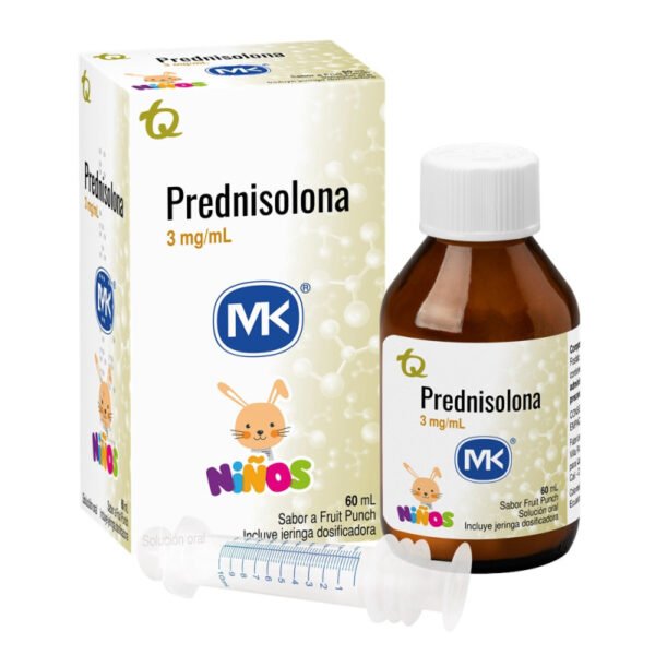 PREDNISOLONA 3MG/1ML SLN FCO X 60 ML