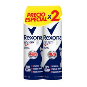 04962 2 TALCO REXONA EFF ORIG SPRAY 210ML P.E OFERTA