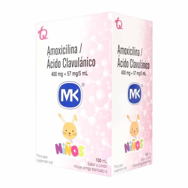 AMOXICILINA 400MG + ACIDO CLAVU.