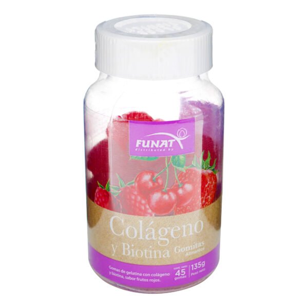 GOMAS FUNAT COLAGENO-BIOTINA 135G