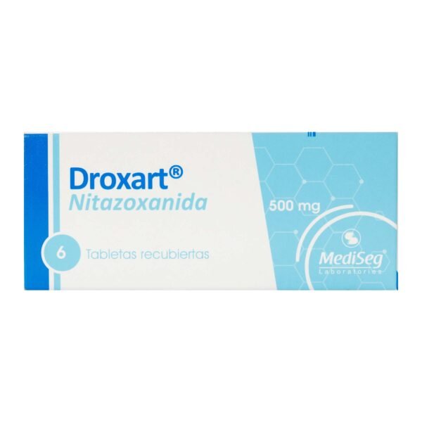 DROXART 500 MG - NITAZOXANIDA CAJA X 6 TBS