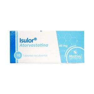 05101 ISULOR 40 MG - ATORVASTATINA CAJA X 10 TBS
