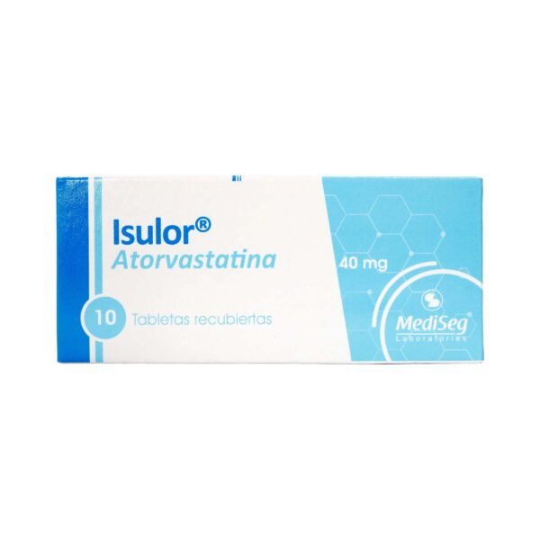 ISULOR 40 MG - ATORVASTATINA CAJA X 10 TBS
