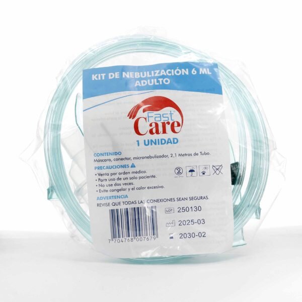 KIT DE NEBULI. ADULTOS FAST CARE UNIDAD