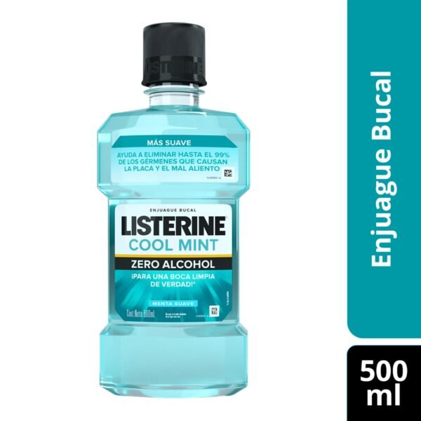LISTERINE ZERO SIN ALCOHOL FCO X 500 ML