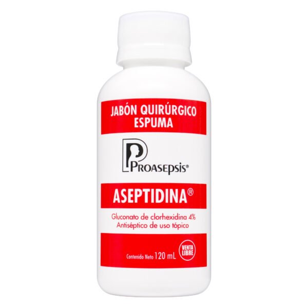 ASEPTIDINA JAB QUIRUR CLORHEXIDINA FCO X 120ML