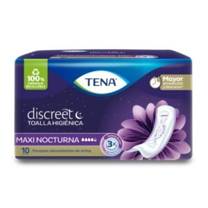 05152 TOA.TENA DISCREET MAXI NIGHT PAQ X 10 UNDS