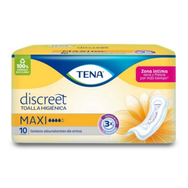 TOA.TENA MUJER MAXI PAQ X 10 UND