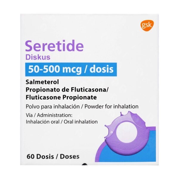 SERETIDE D50/500M – 60 DOSIS UNIDAD