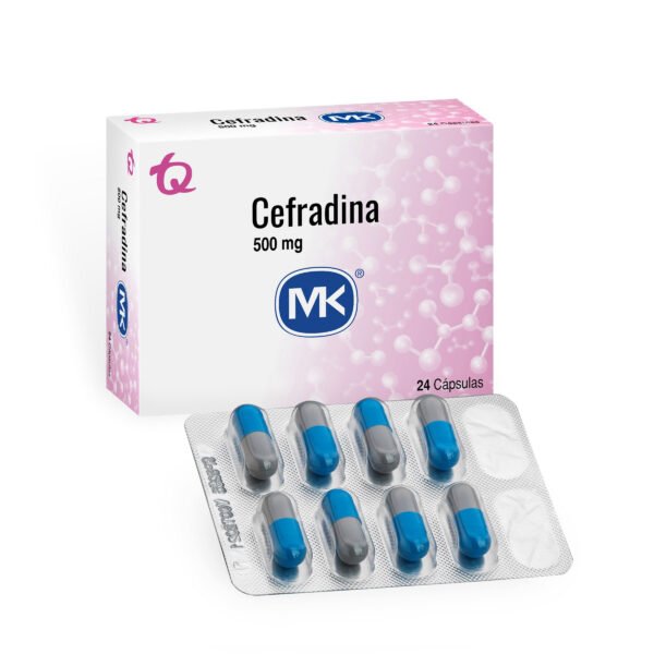 CEFRADINA 500 MG CAJA X 24 CAPS