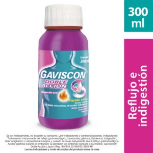 GAVISCON DOBLE ACCION SUSPENSION FCO X 300 ML