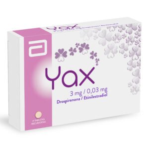 YAX - DROSPIRENONA-ETINILESTRDIOL CAJA X  21 TBS