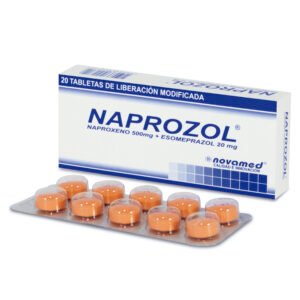 NAPROZOL 500 MG - NAPROXENO-ESOMEPRAZOL CAJA X  20 TBS