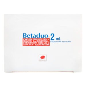 BETADUO 2 ML INYECTABLE * - BETAMETASONA-FOSFATO DISODICO UNIDAD