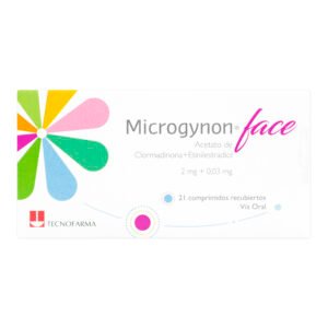 05318 MICROGYNON FACE -ETINILESTRADIOL-CLORMADINONA CAJA X 21COMP