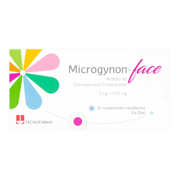 MICROGYNON FACE -ETINILESTRADIOL-CLORMADINONA CAJA X 21COMP