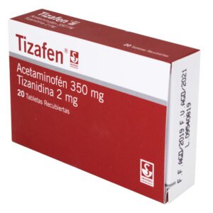 TIZAFEN 350/2 MG - ACETAMINOFÉN + TIZANIDINA