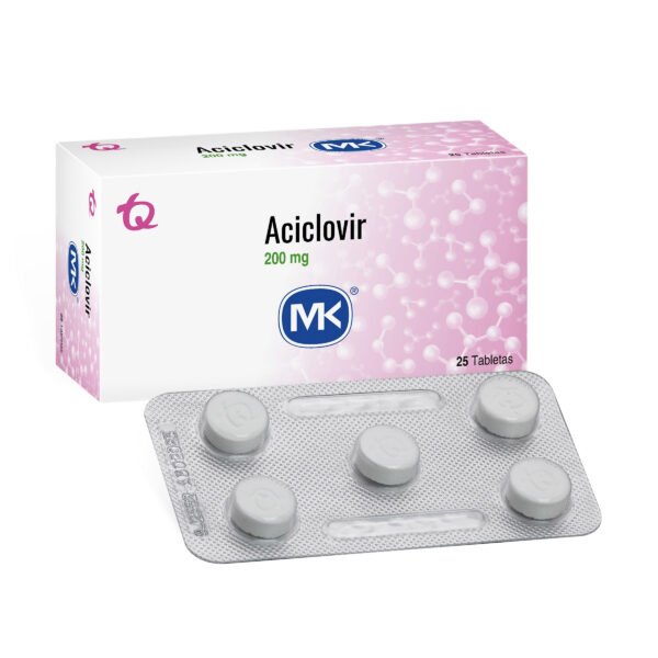 ACICLOVIR 200 MG CAJA X 25 TBS