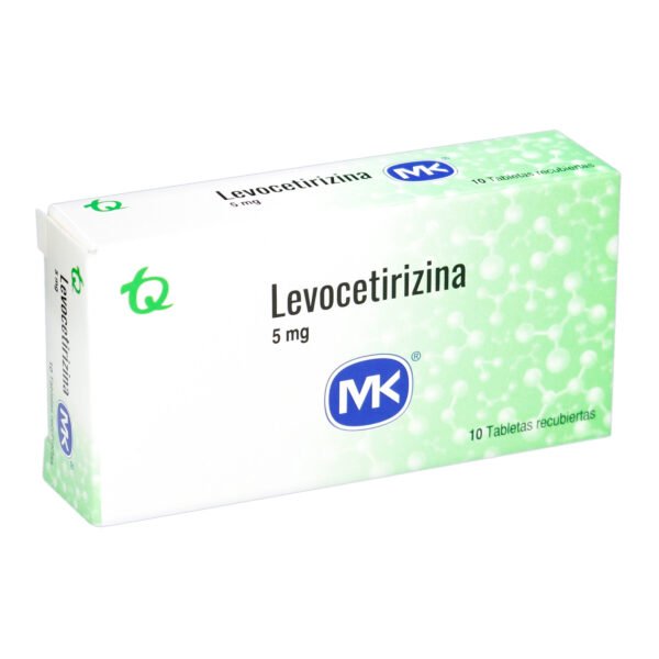 LEVOCETIRIZINA 5 MG CAJA X 10 TBS