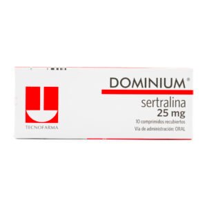 DOMINIUM 25 MG - SERTRALINA CAJA X  10 CAPS